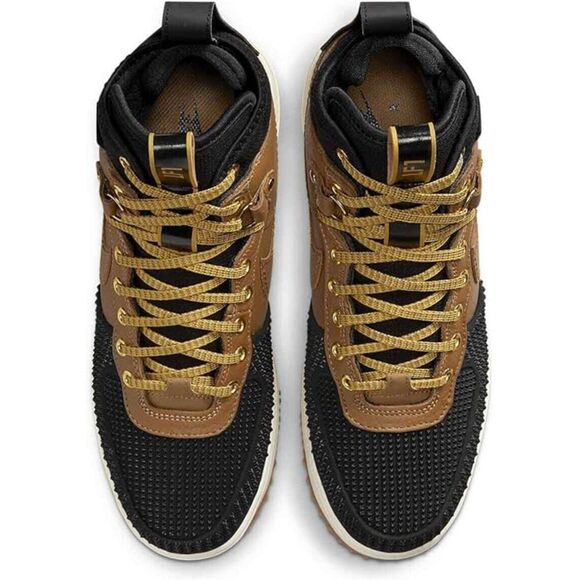 Nike Lunar Force 1 High Duckboot. Ale Brown Black. SIZE 8 805899-202